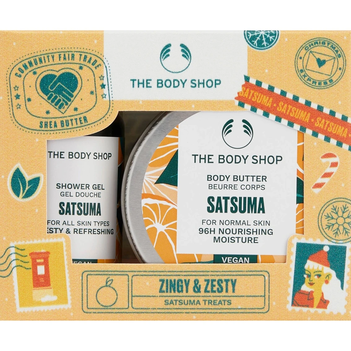 Budget 🔔 The Body Shop Zingy And Zesty Satsuma Treats 2 Pc. Gift Set ⭐ 1 Budget 🔔 The Body Shop Zingy And Zesty Satsuma Treats 2 Pc. Gift Set ⭐