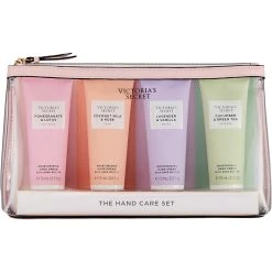 Brand new ⭐ Victoria's Secret Natural Beauty Mini Hand Cream 4 Pc. Coffret Set 😉
