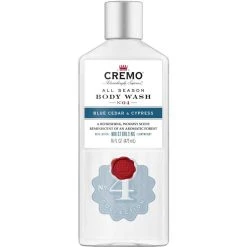 Outlet ❤️ Cremo Blue Cedar And Cypress Body Wash 16 Oz. 💯