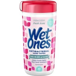 Discount ✨ Wet Ones Antibacterial Hand Wipes Fresh Scent Canister, 40 Ct. ⭐