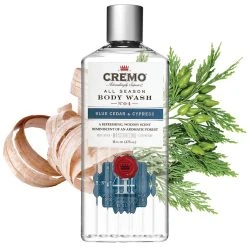 Outlet ❤️ Cremo Blue Cedar And Cypress Body Wash 16 Oz. 💯 -Body Bath Sales unnamed file 107