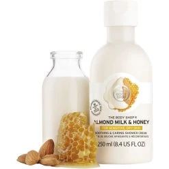 Wholesale 👏 The Body Shop Almond Milk & Honey Shower Cream 8.4 Oz. 👍