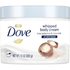 Best reviews of 🛒 Dove Whipped Macadamia And Rice Milk Body Cream 10 Oz. ❤️