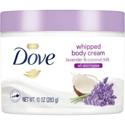 Coupon 🎁 Dove Whipped Lavender And Coconut Milk Body Cream 10 Oz. ❤️