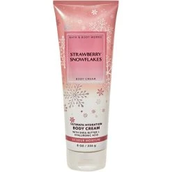 New 🤩 Bath & Body Works Holiday Faceted: Strawberry Snowflake Body Cream 🤩
