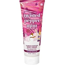 Hot Sale 🥰 Bath & Body Works Holiday Traditions: Twisted Peppermint Body Cream ✨