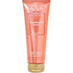 Budget 🔥 Bath & Body Works Holiday Faceted Champagne Toast Body Cream 🛒