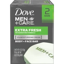 Top 10 🛒 Dove Men + Care Extra Fresh Body And Face Bar Soap 2 Pk. ✔️