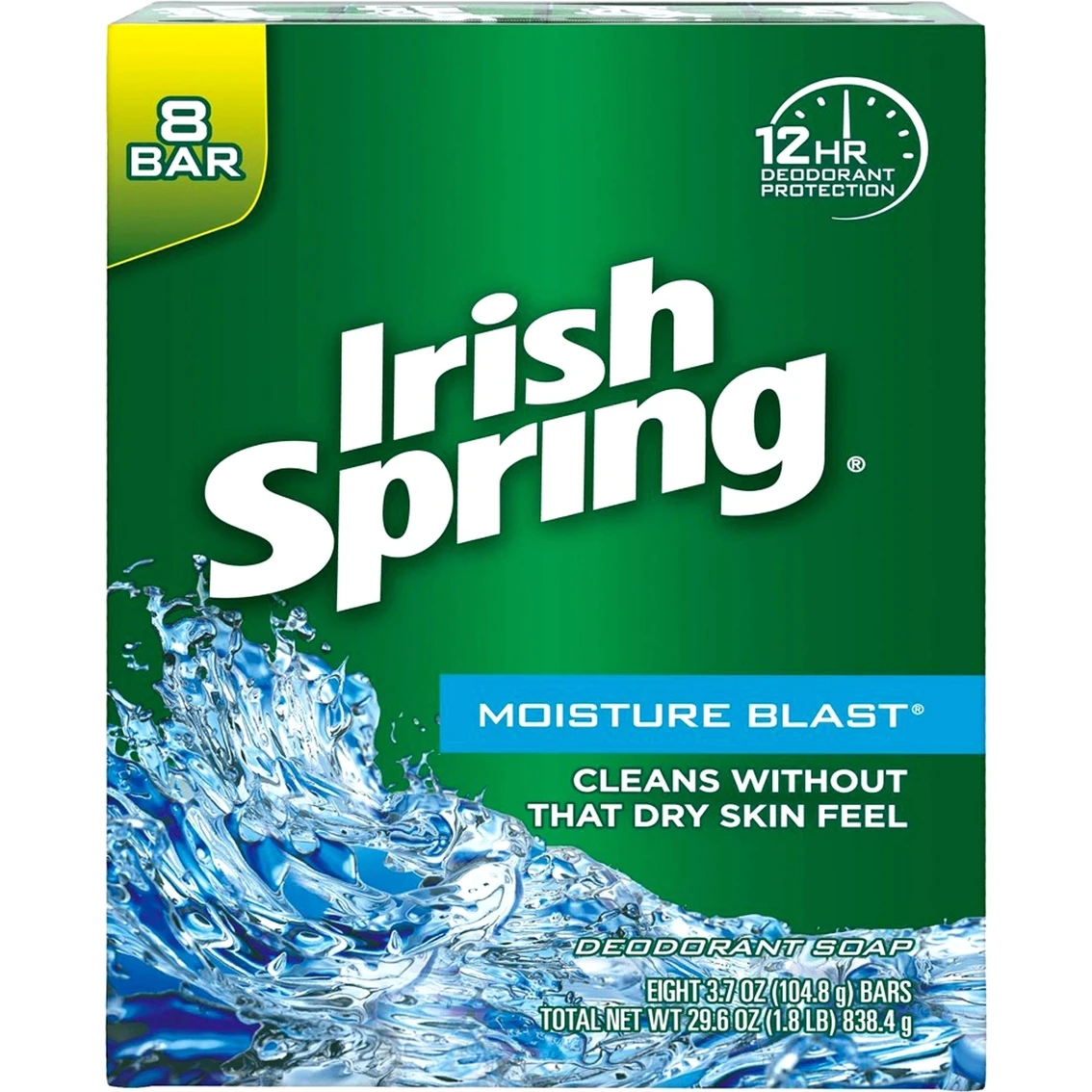 Flash Sale ❤️ Irish Spring Moisture Blast Bar Soap, 8 Count ⌛ 1 Flash Sale ❤️ Irish Spring Moisture Blast Bar Soap, 8 Count ⌛