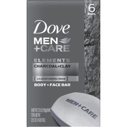 Top 10 😉 Dove Men + Care Elements Charcoal + Clay Body And Face Bar 6 Pk. 🎁