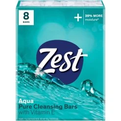 Cheap ⌛ Zest Clean Aqua Refreshing Bar Soap 8 Ct., 4 Oz. ❤️