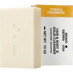 Buy ❤️ Bravo Sierra Citrus And Cedarwood Hair And Body Solid Cleanser 7 Oz. 😍