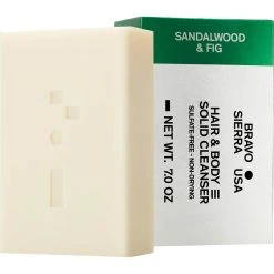 Top 10 👍 Bravo Sierra 🎁 Sandalwood And Fig Hair And Body Solid Cleanser 7 Oz. ✔️