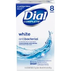 Brand new 🔔 Dial White Antibacterial Soap 8, 4 Oz. Bars ⭐