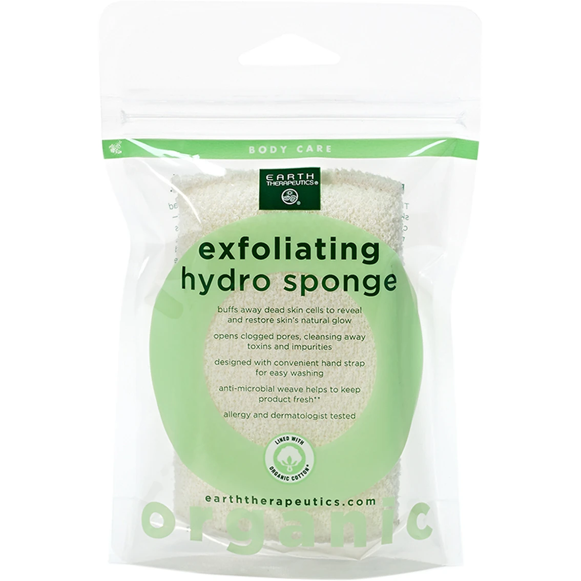 Hot Sale ✔️ Earth Therapeutics Organic Exfoliating Hydro Cotton Square Sponge ✨ 1 Hot Sale ✔️ Earth Therapeutics Organic Exfoliating Hydro Cotton Square Sponge ✨