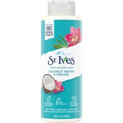 Best Sale ❤️ St. Ives Coconut Water & Orchid Plant Based Natural Body Wash 16 Oz. 🤩