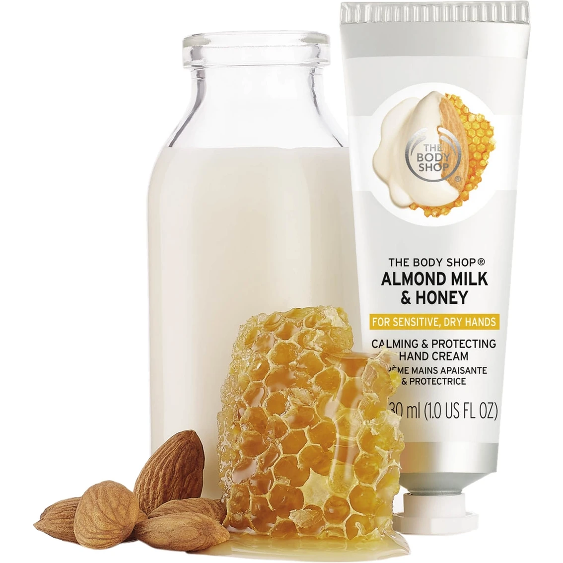 Promo ✨ The Body Shop Almond Milk And Honey Hand Cream 🤩 1 Promo ✨ The Body Shop Almond Milk And Honey Hand Cream 🤩