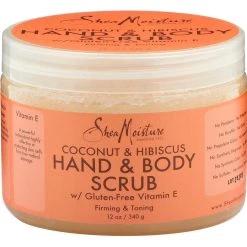 Outlet ✨ SheaMoisture Coconut And Hibiscus Hand And Body Scrub, 12 Oz. ✨