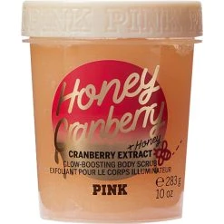 Cheapest ⌛ Victoria's Secret Pink Honey Cranberry Body Scrub 10 Oz. ⭐