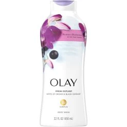 Flash Sale ⌛ Olay Fresh Outlast Orchid And Black Currant Body Wash 22 Oz. ✨