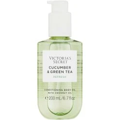 Best Pirce ❤️ Victoria's Secret Cucumber And Green Tea Body Oil 🔥