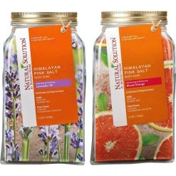 Best Pirce 🛒 Natural Solution Himalayan Salt, Blood Orange And Lavender Oil Bath Salt 2 Pk. ⌛