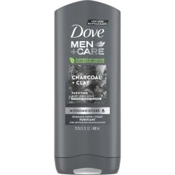 Flash Sale ⌛ Dove Men + Care Elements Charcoal Clay Body Wash 13.5 Oz. 🎁