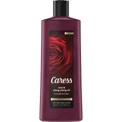 Hot Sale 🔔 Caress Rose And Ylang Ylang Floral Oil Essence Body Wash 18.6 Oz. ❤️
