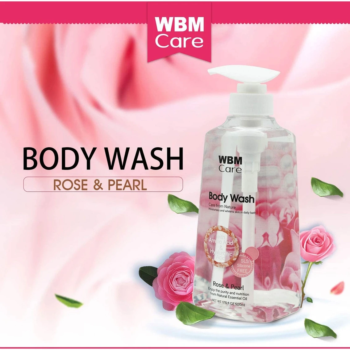 Outlet ๐ WBM Care Body Wash, Rose & Pearl 3 Pk. 500ml Each โญ 5 Outlet ๐ WBM Care Body Wash, Rose & Pearl 3 Pk. 500ml Each โญ - Image 5