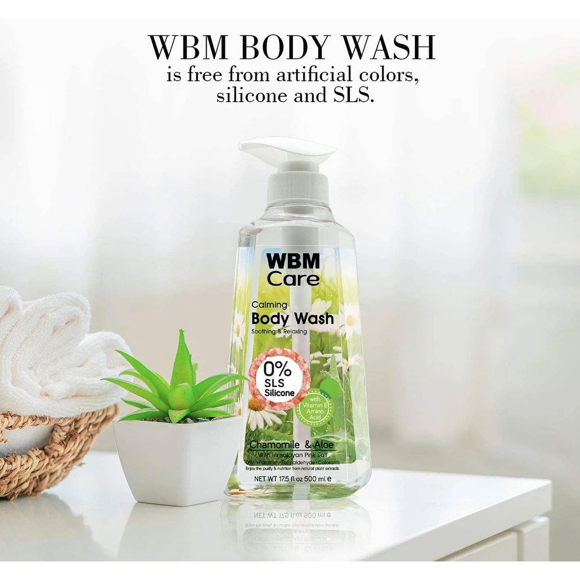 Best deal 🎉 WBM Care Body Wash, Chamomile & Aloe 3 Pk., 500ml Each 🎁 3 Best deal 🎉 WBM Care Body Wash, Chamomile & Aloe 3 Pk., 500ml Each 🎁 - Image 3