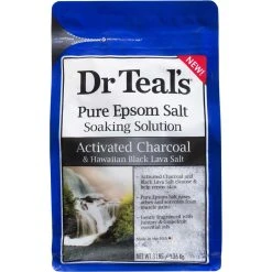 Outlet ✨ Dr Teal's Charcoal Salt Soaking Solution 48 Oz. ⌛