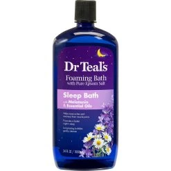 Deals 💯 Dr Teal's Melatonin Foaming Bath 34 Oz. 🧨
