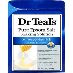 Coupon 🛒 Dr Teal's Epsom Salts Soaking Solution In Milk And Honey 3 Lb. ❤️