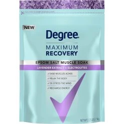 Budget ๐ Degree Bath Salts Epsom Salt, Lavender ๐