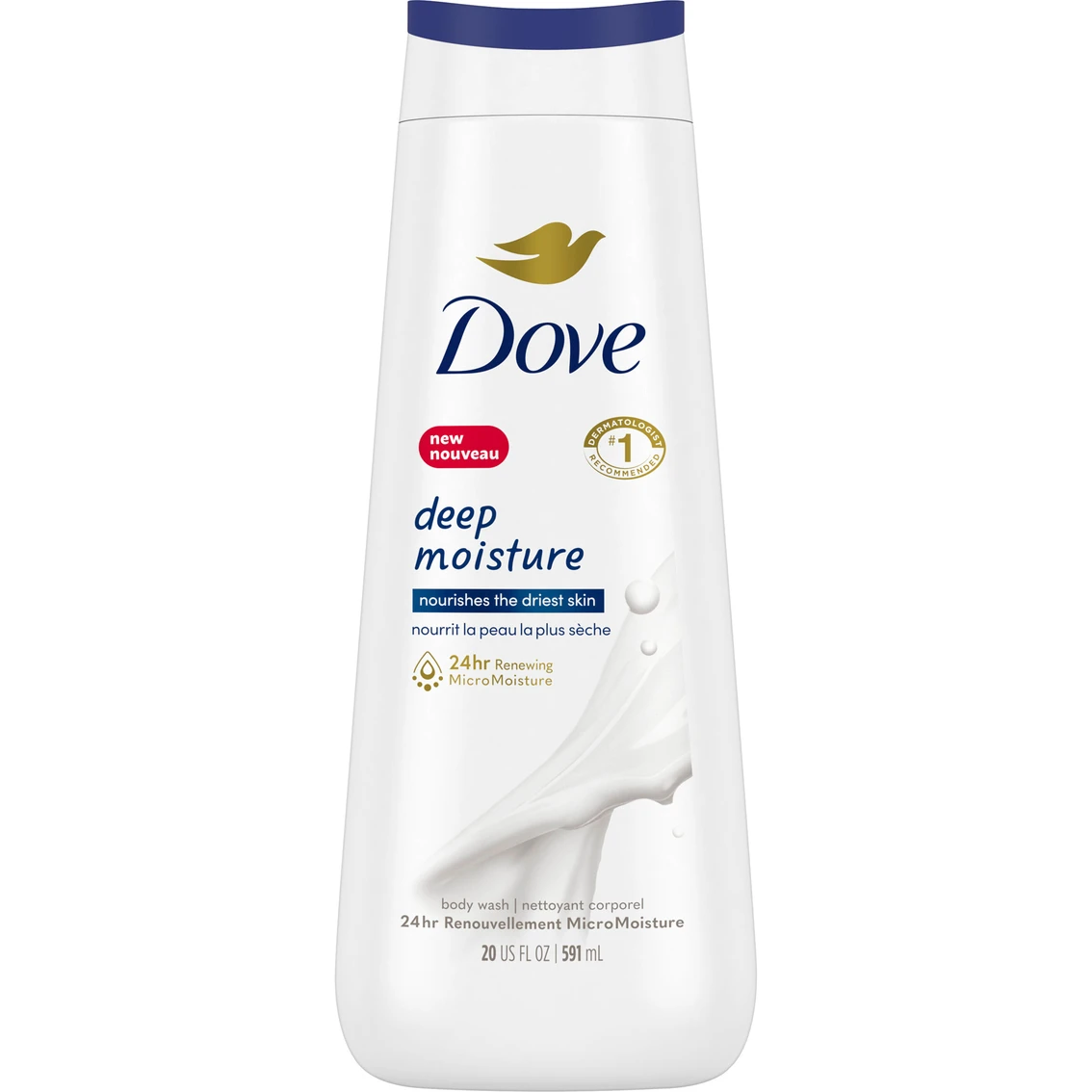 New ❤️ Dove Deep Moisture Body Wash 22 Oz. ❤️ 1 New ❤️ Dove Deep Moisture Body Wash 22 Oz. ❤️
