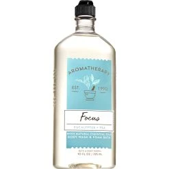 Budget 🤩 Bath & Body Works Aromatherapy Focus Eucalyptus And Tea Body Wash And Foam Bath ✔️