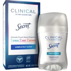 Best Pirce 👍 Secret Clinical Strength Completely Clean Clear Gel Antiperspirant Deodorant ❤️