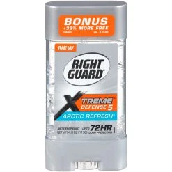 Discount ✨ Right Guard Xtreme Defense 5 Arctic Refresh Gel Antiperspirant 4 Oz. 🛒