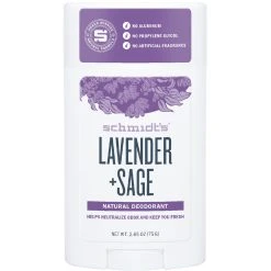 Hot Sale ⭐ Schmidt's Lavender + Sage Aluminum-Free Natural Deodorant Stick, 2.65 Oz. ✨