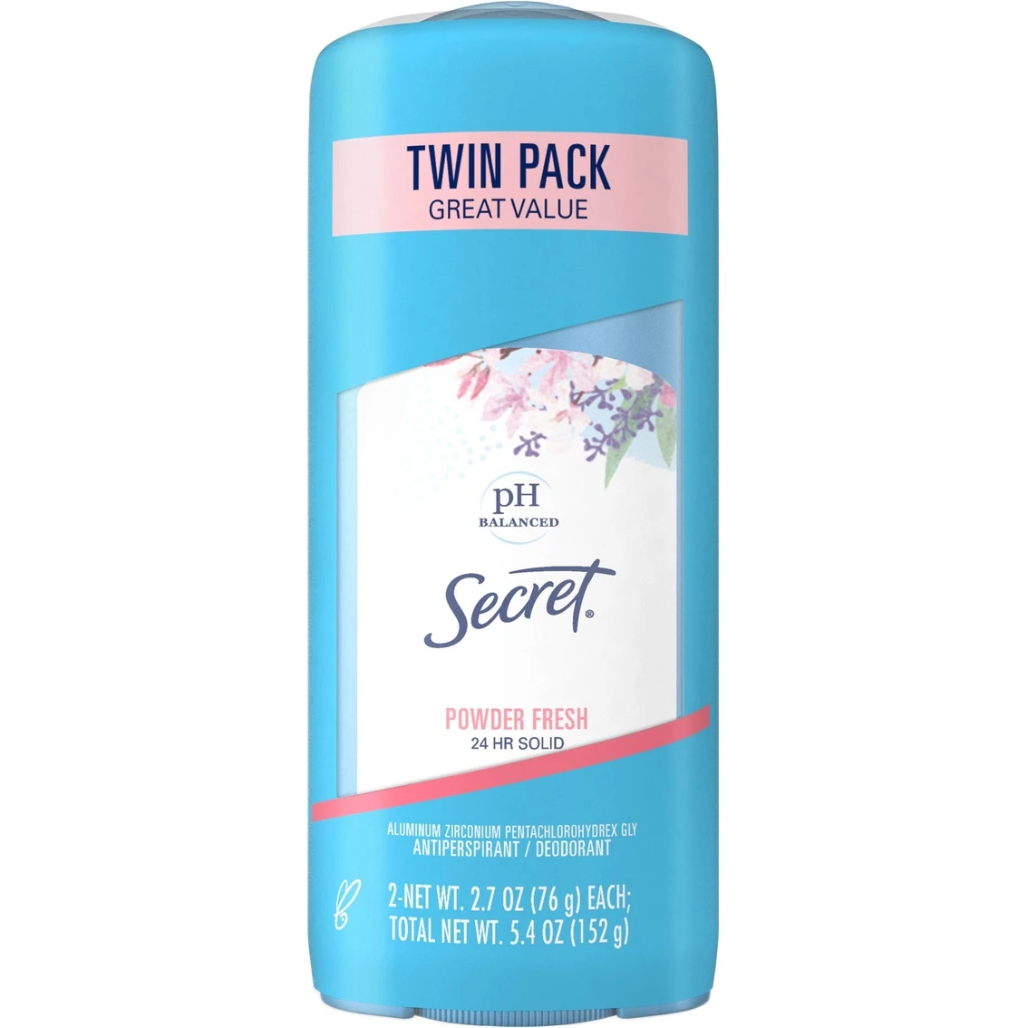 Hot Sale ⭐ Secret Solid Antiperspirant And Deodorant Powder Twin Pk. ❤️ 1 Hot Sale ⭐ Secret Solid Antiperspirant And Deodorant Powder Twin Pk. ❤️