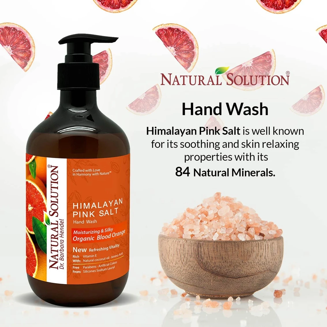 Wholesale 😉 Natural Solution Himalayan Pink Salt Liquid Hand Soap With Blood Orange 3 Pk. ✨ 3 Wholesale 😉 Natural Solution Himalayan Pink Salt Liquid Hand Soap With Blood Orange 3 Pk. ✨ - Image 3