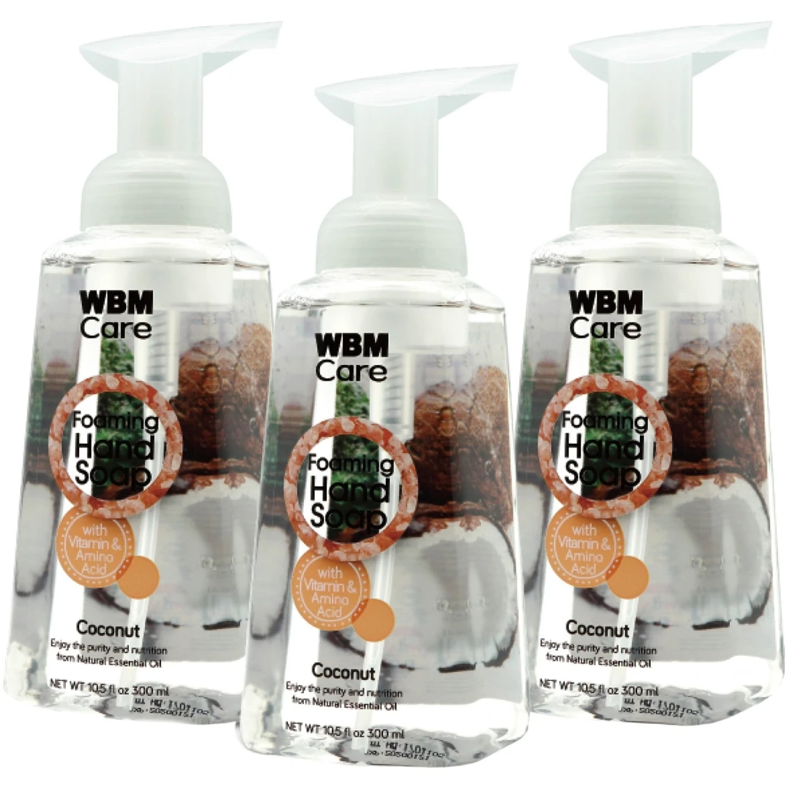 Coupon 🎁 WBM Care Coconut Foaming Hand Soap 3 Pk. 🎁 1 Coupon 🎁 WBM Care Coconut Foaming Hand Soap 3 Pk. 🎁