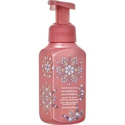 Brand new 🧨 Bath & Body Works Snow Beautiful Decor Foaming Soap Strawberry Snowflakes 😉