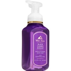Outlet 😍 Bath & Body Works White Barn Color Black Cherry Merlot Foaming Soap 🧨