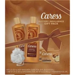 Cheap ๐ฏ Caress Shea Butter And Brown Sugar Bar Soap And Exfoliating Body Wash Gift Set ๐