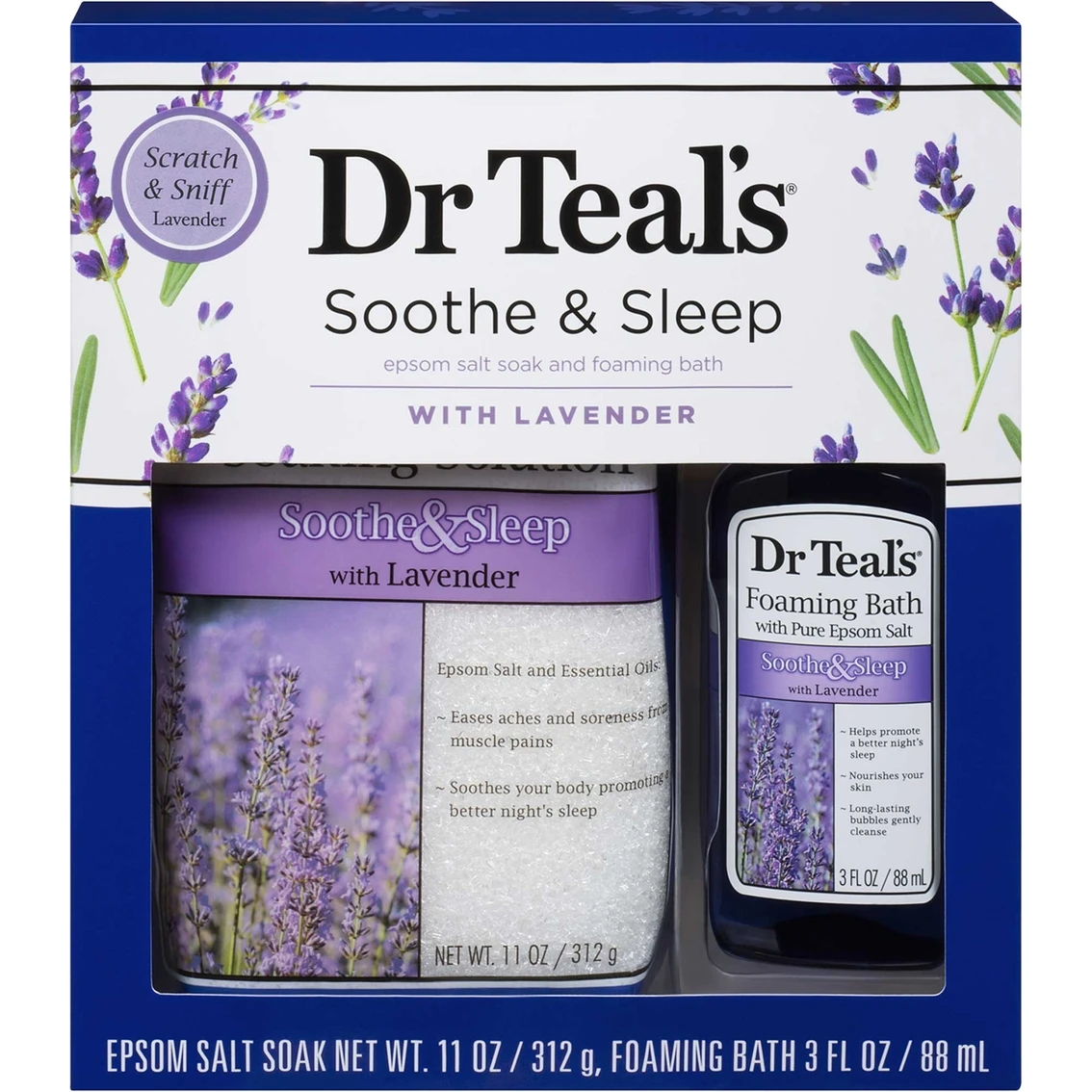Cheapest ⌛ Dr Teal's Dr Teals Lavender Epsom Salt And Foaming Bath Oild 2 Pc. Gift Set ⭐ 1 Cheapest ⌛ Dr Teal's Dr Teals Lavender Epsom Salt And Foaming Bath Oild 2 Pc. Gift Set ⭐