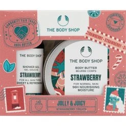Buy 👏 The Body Shop Jolly And Juicy Strawberry Treats 2 Pc. Gift Set 🤩