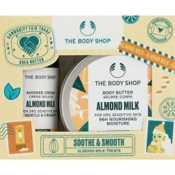 Deals ❤️ The Body Shop Moisturizing Soothe And Smooth Almond Milk Treats 2 Pc. Gift Set ❤️