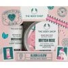Outlet 😀 The Body Shop Bloom And Glow British Rose Treats 2 Pc. Gift Set ✔️